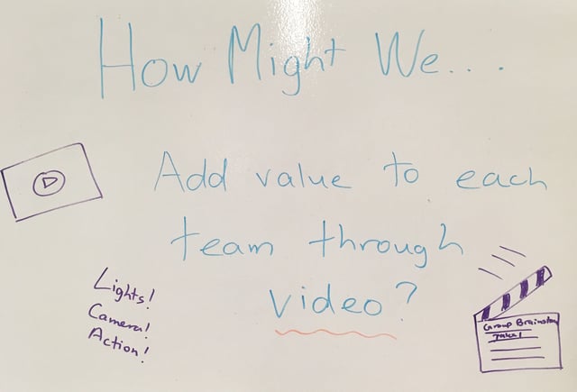 how might we add value to each team through video how might we add value to each team through video
