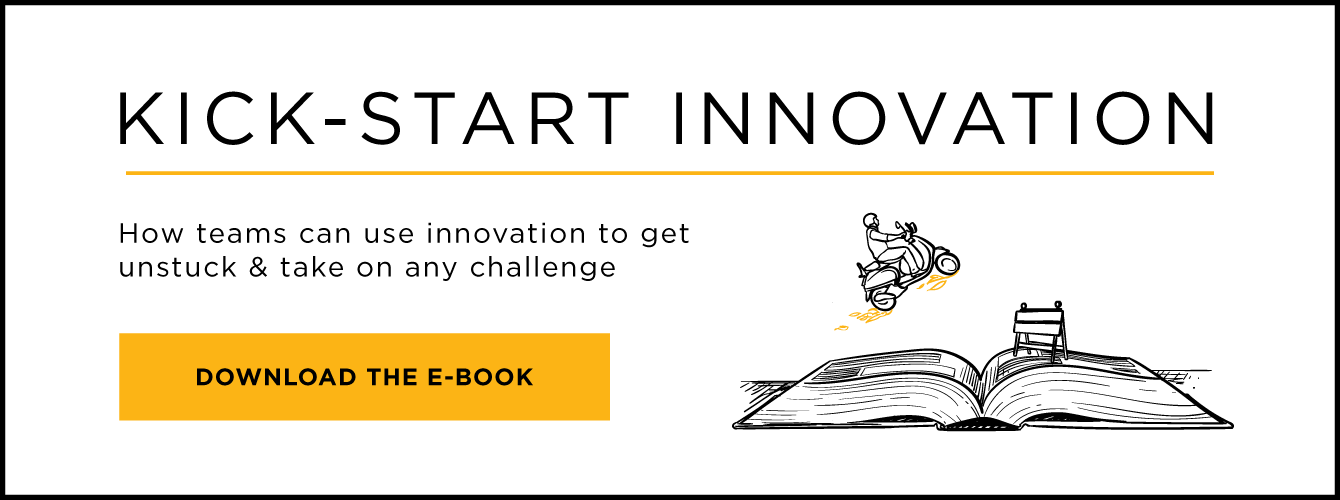 Kickstart innovation with ExperiencePoint's free eBook that covers how teams can use innovation to get unstuck and take on any challenge.